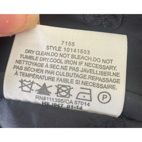 Tory Burch Blazer Women 2 Navy Wool Work Office Business Blazer Designer Classic - Picture 10 of 12